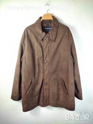 McGregor leather coat 56, снимка 1 - Палта - 38103984