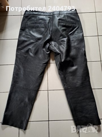 Продавам кожен, дамски панталон, снимка 3 - Панталони - 43182362