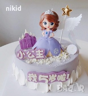 Принцеса София Първа Sofia the First голяма пластмасова фигурка PVC за игра и торта топер