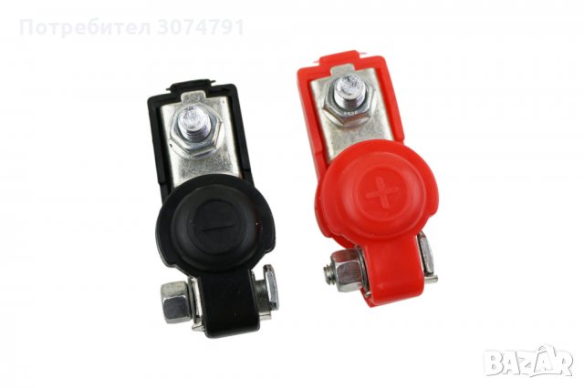 Клеми За Акумулатор Комплект Плюс И Минус Комплект 2 броя, снимка 3 - Аксесоари и консумативи - 32929253