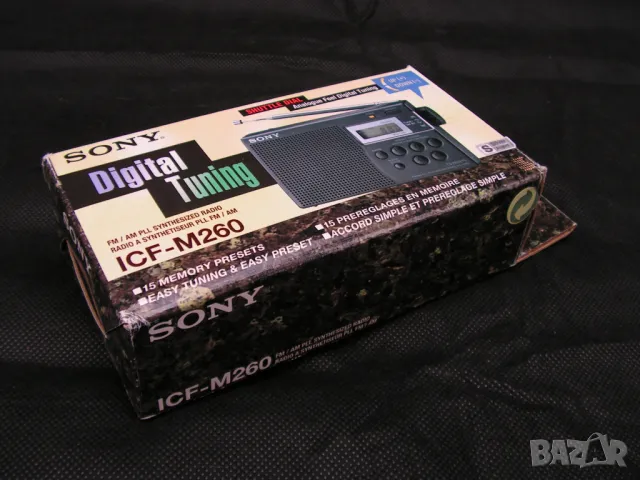 Нов, винтидж радиоприемник „Sony” ICF M-260, снимка 12 - Аудиосистеми - 49666102