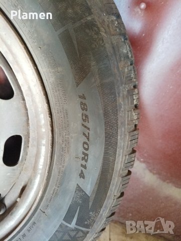 Зимни гуми Nexen 185/70R14 88T DOT 2322 на железни джанти за Subaru, снимка 9 - Гуми и джанти - 44001175