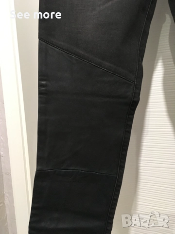 PINKO дамски дънки с естествена кожа US28, снимка 2 - Дънки - 52101654