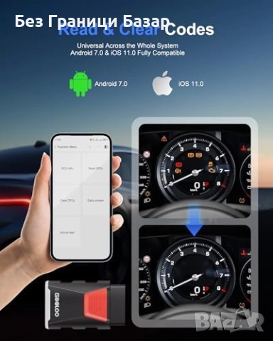 Нов Двунасочен OBD2 диагностичен скенер с 8 сервизни функции за кола, снимка 5 - Друга електроника - 51941620