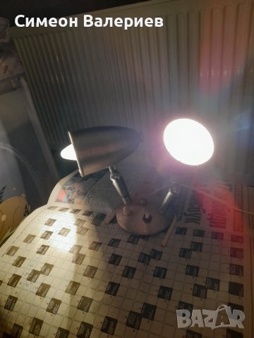 Ретро настолна лампа, снимка 3 - Настолни лампи - 43946993
