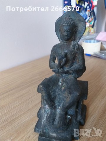 Китайска бронзова статуетка на буда