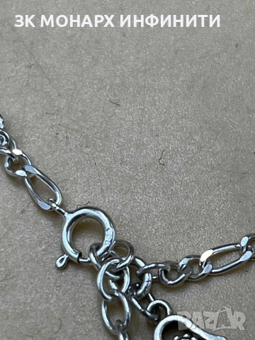 Сребърна гривна , снимка 3 - Гривни - 52645709