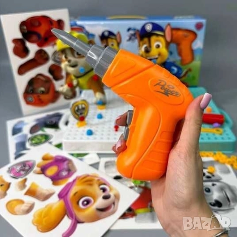 3D конструктор/ мозайка с винтоверт, снимка 6 - Конструктори - 51853683