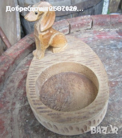 Кучета:  куче териер, дакел стар дървен пепелник фигура, табела предупреждение чугун, куче пепелници, снимка 10 - Други - 31802419