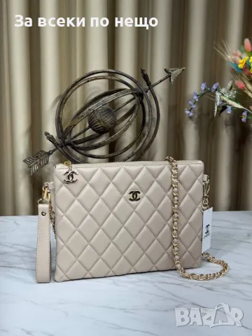 Chanel Дамска Кожена Чанта Шанел - Налични Различни Цветове Код E53, снимка 4 - Чанти - 50215187
