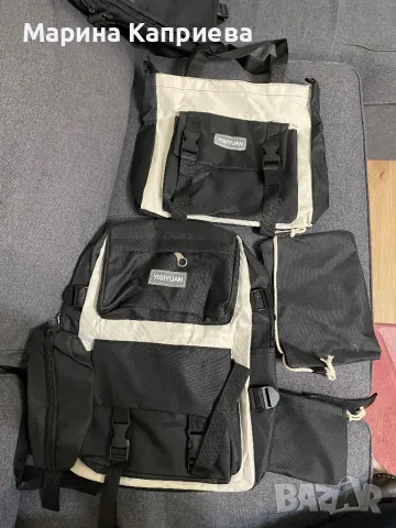 Комплект 4 в 1  - раница, несесер, чанта и малко несесерче