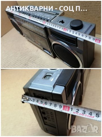 Стар Ретро Касетофон HITACHI TRK-W22E. , снимка 11 - Антикварни и старинни предмети - 40879588