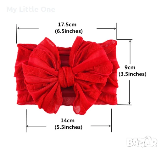 Бебешка лента за глава, снимка 2 - Шноли, диадеми, ленти - 51006423