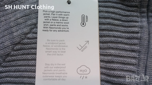 NEO MON DO Narvik Wool Sweater 100% Wool размер M пуловер 100% Вълна - 1623, снимка 8 - Екипировка - 52725949