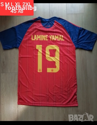 Мъжка футболна тениска ❤️⚽️ Испания 