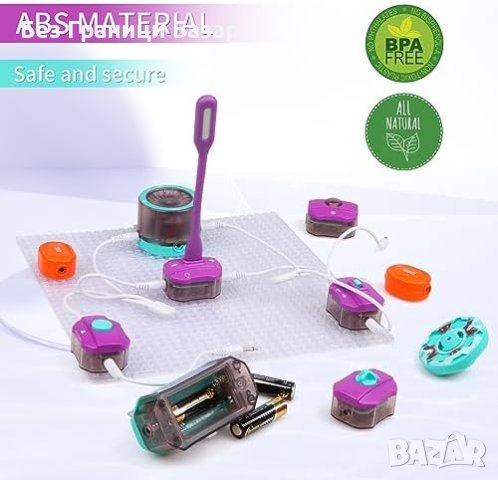 Нов Научен Комплект Jacootoys - Електронни Схеми и Игри за Деца, снимка 2 - Образователни игри - 43688157