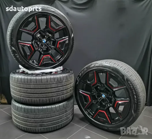 Нови 22" Джанти BMW Style 922 M Red Label Гуми Датчици БМВ XM G09