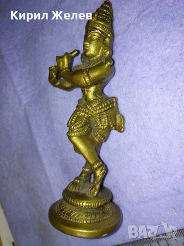 Стара РЯДКА КОЛЕКЦИОНЕРСКА БРОНЗОВА СТАТУЕТКА на ГАНЕША ИНДИЯ МАЙСТОРСКА ТРАДИЦИОННА ИЗРАБОТКА 41401, снимка 15 - Колекции - 43891622