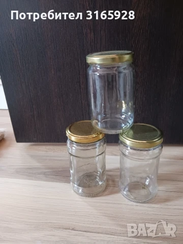 буркани на винт 0.800л и по малки на винт, снимка 2 - Буркани, бутилки и капачки - 46871866