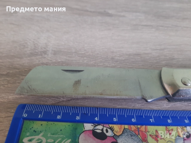 Сгъваемо ножче с дървена дръжка, снимка 2 - Ножове - 52400732