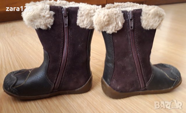 кожени ботуши Clarks, 21ви номер - носени, снимка 8 - Детски боти и ботуши - 16209725