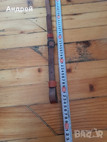 Стара кожена ремъчка,ремък за пушка #11, снимка 5 - Други ценни предмети - 32922608