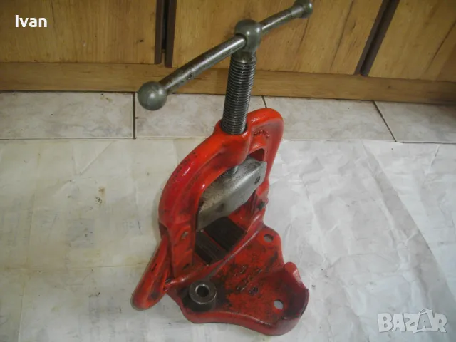 4" Цола RIDGID №25 Made in USA ТРЪБНО МЕНГЕМЕ Масивно Като ново РИДГИД 13кг/46см/захват 135мм тръба , снимка 6 - Менгемета - 47325810