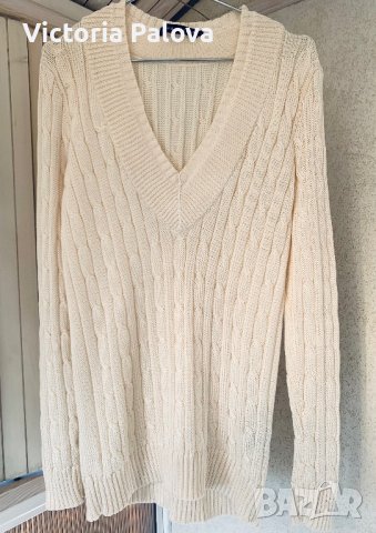 RALPH LAUREN оригинал пуловер пима памук, снимка 4 - Блузи с дълъг ръкав и пуловери - 38613733