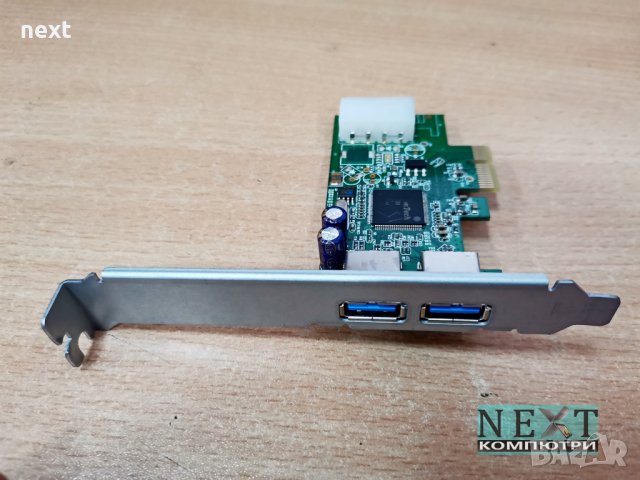 PCI контролер за компютър Acer 2 x USB 3.0 + Гаранция, снимка 2 - Други - 33094290