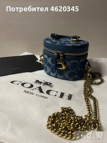 Чанта Coach Denim Trail
