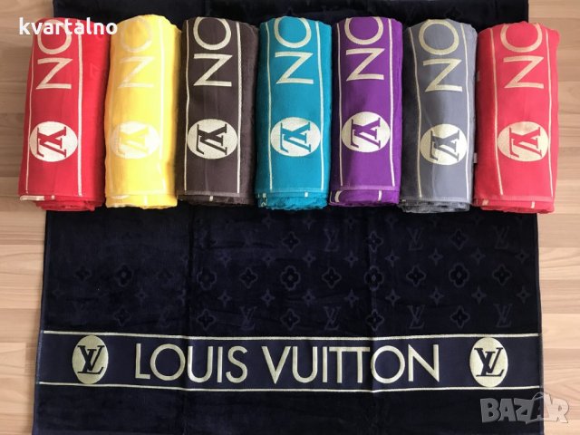 Луксозни маркови плажни хавлии в различни цветове , 100% памук , снимка 4 - Хавлиени кърпи - 33130005