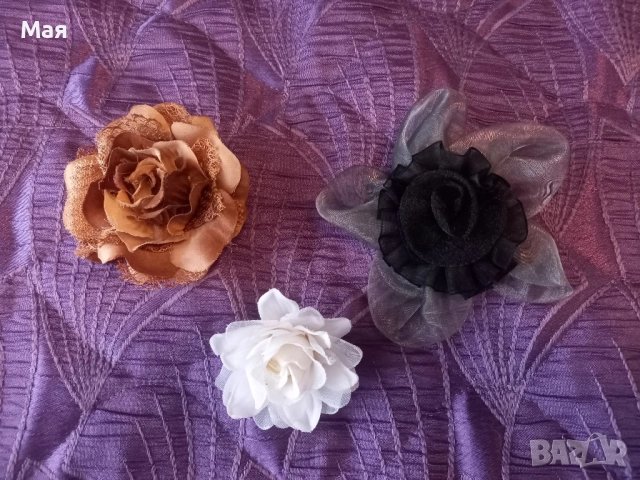 2 лева нов аксесоар за коса или дреха.  , снимка 6 - Аксесоари за коса - 49579910