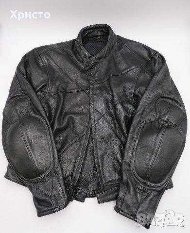 Кожено яке за мотор черно размер М размер 54 , снимка 2 - Аксесоари и консумативи - 37074397