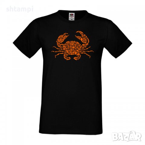 Мъжка тениска Crab,Животно Рак,Изненада,Подарък,Празник , снимка 5 - Тениски - 36813337