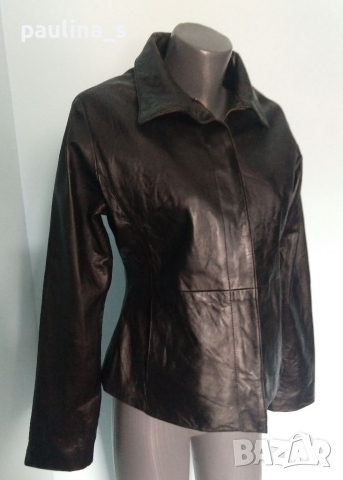 Дамско яке тип сако от естествена кожа "The Keenan leather" company 