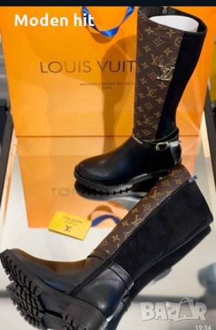 Последен чифт! Louis Vuitton дамски ботуши висок клас реплика