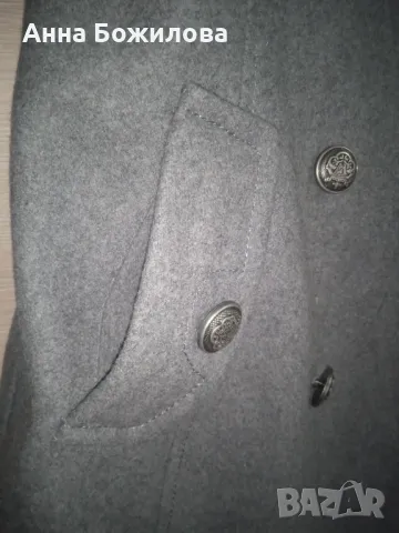 Дамско зимно сиво палто ORSAY + ПОДАРЪК | Women's gray winter coat ORSAY + A GIFT, снимка 5 - Палта, манта - 48304345
