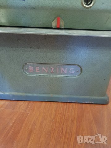 Стара машина за  присъствие на работа във фабрика с часовник Benzing, снимка 14 - Антикварни и старинни предмети - 37091040