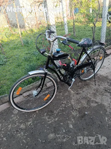 велосипед мотор 100 кубика черен, снимка 4 - Велосипеди - 49846395