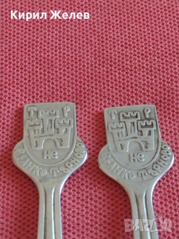 Две сувенирни лъжички ВЕЛИКО ТЪРНОВО много красиви за КОЛЕКЦИЯ ДЕКОРАЦИЯ БИТОВ КЪТ 42136, снимка 2 - Други ценни предмети - 43848975