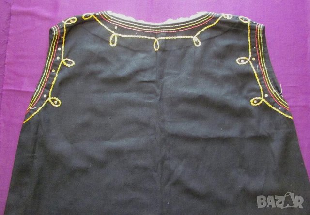 19 век Фолк Арт Женска Носия ръчна бродерия, снимка 7 - Антикварни и старинни предмети - 35398680