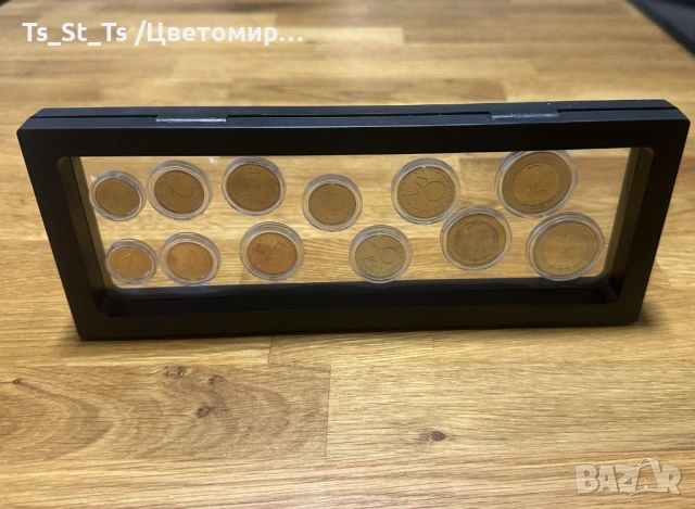 Лот 12 монети 1, 2, 5, 10, 20, 50 ст., 1 и 2 лв. & 2 лв. 2018 г - Българско председателство на ЕС