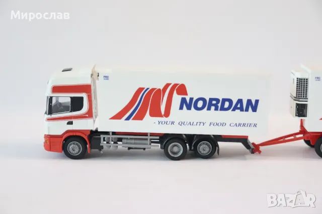 AMW 1:87 H0 SCANIA THERMO KING ХЛАДИЛЕН КАМИОН TIR МОДЕЛ, снимка 2 - Колекции - 50163571