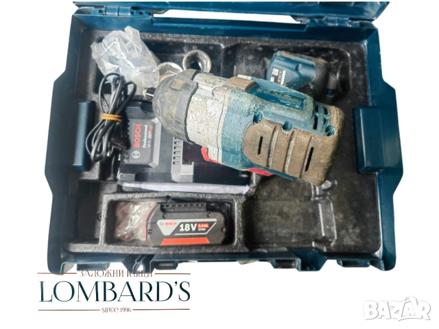 Гайковерт Bosch GDS 18V-1000, снимка 3 - Други инструменти - 51909460