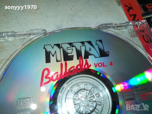 METAL BALLADS CD 2509251528, снимка 4 - CD дискове - 51835796