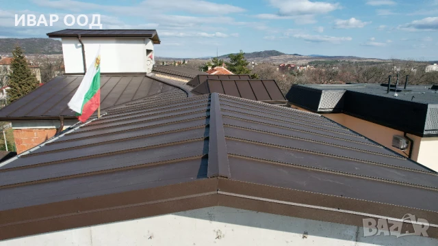 Покривна Ламарина - профил Клик Панел и Двоен фалц, снимка 13 - Строителни материали - 46289269