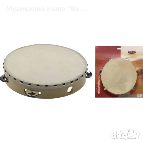 Дървено дайре с кожа 10" 