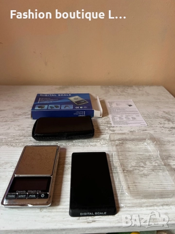 Нова дигитална електронна везна с дисплей и кожено калъфче за съхранение в кутия с упътване ❤️, снимка 7 - Електронни везни - 52389408