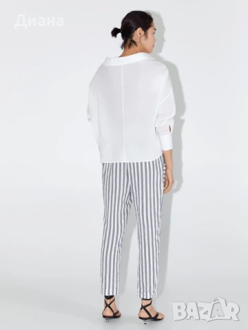 Раиран панталон Zara, снимка 2 - Панталони - 53351012