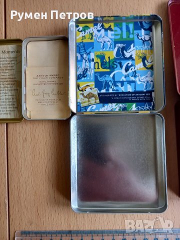 Метални табакери - 4 бр. , снимка 6 - Антикварни и старинни предмети - 36692556